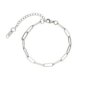 Elegant Silver Chain Bracelet